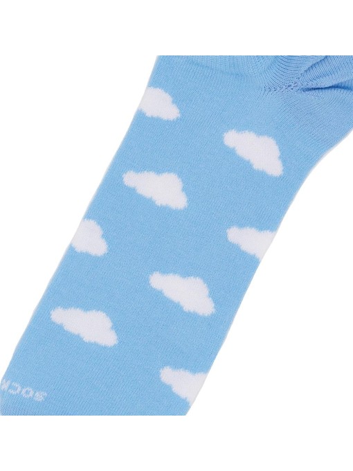 socksandco calcetin invisible nubes azul celeste