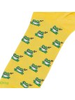 socksandco calcetin invisible ranas amarillo